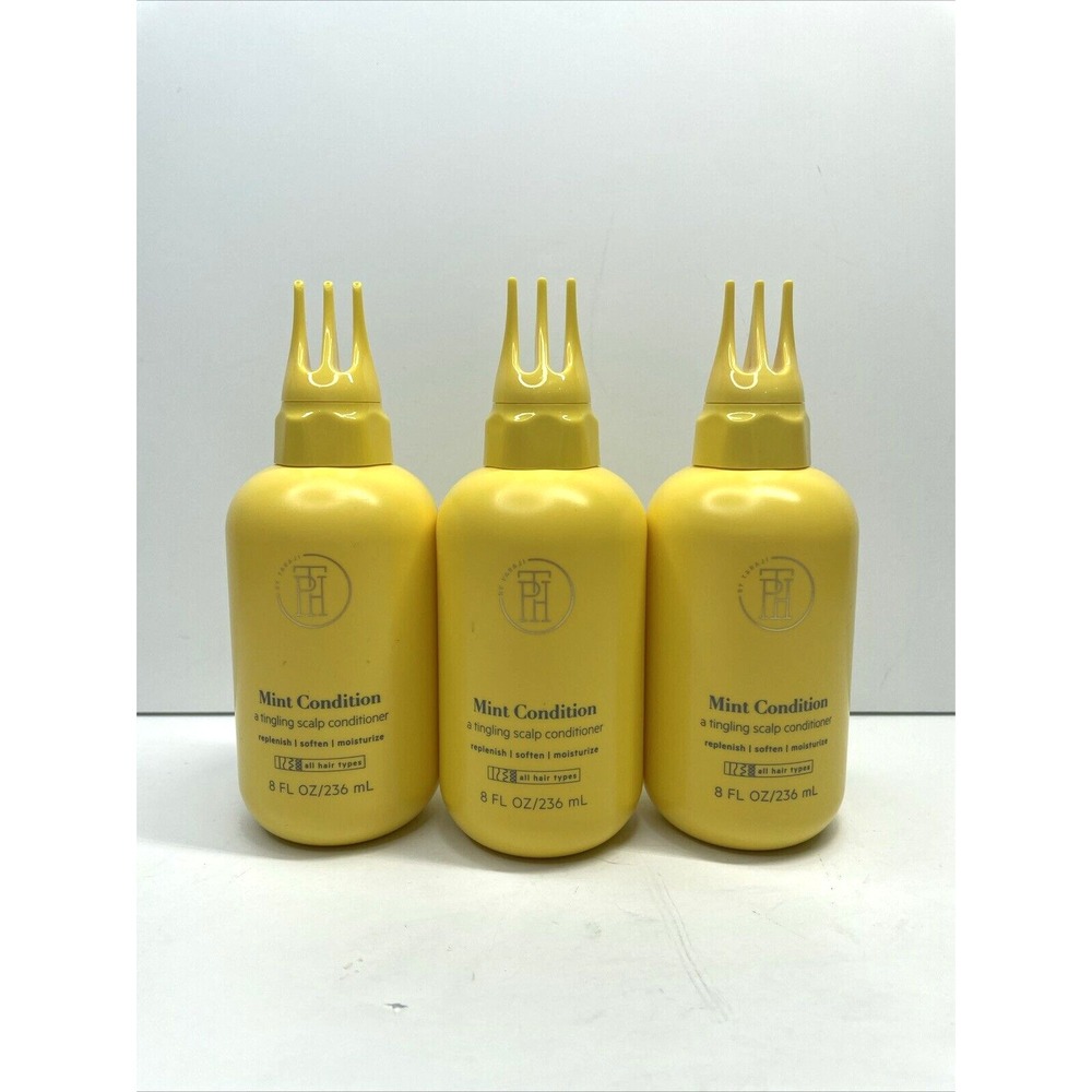TPH By Taraji Mint Condition A Tingling Scalp Conditioner 8 Fl Oz Lot of 3